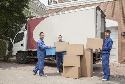Removals van serving Canary Wharf residential and office moves