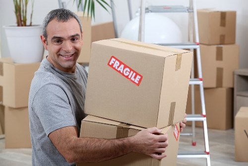 Office relocation support in Canary Wharf with desks and equipment