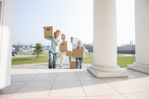 Office removals planning in Canary Wharf with business relocation logistics