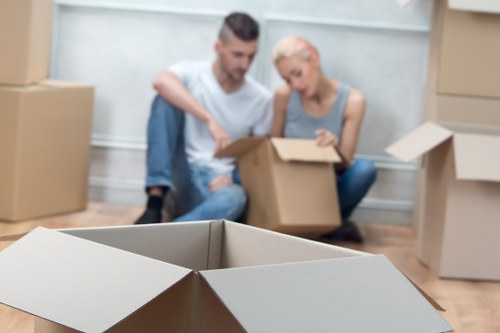 Office relocation support with a man and van in Canary Wharf